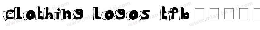 clothing logos tfb字体转换